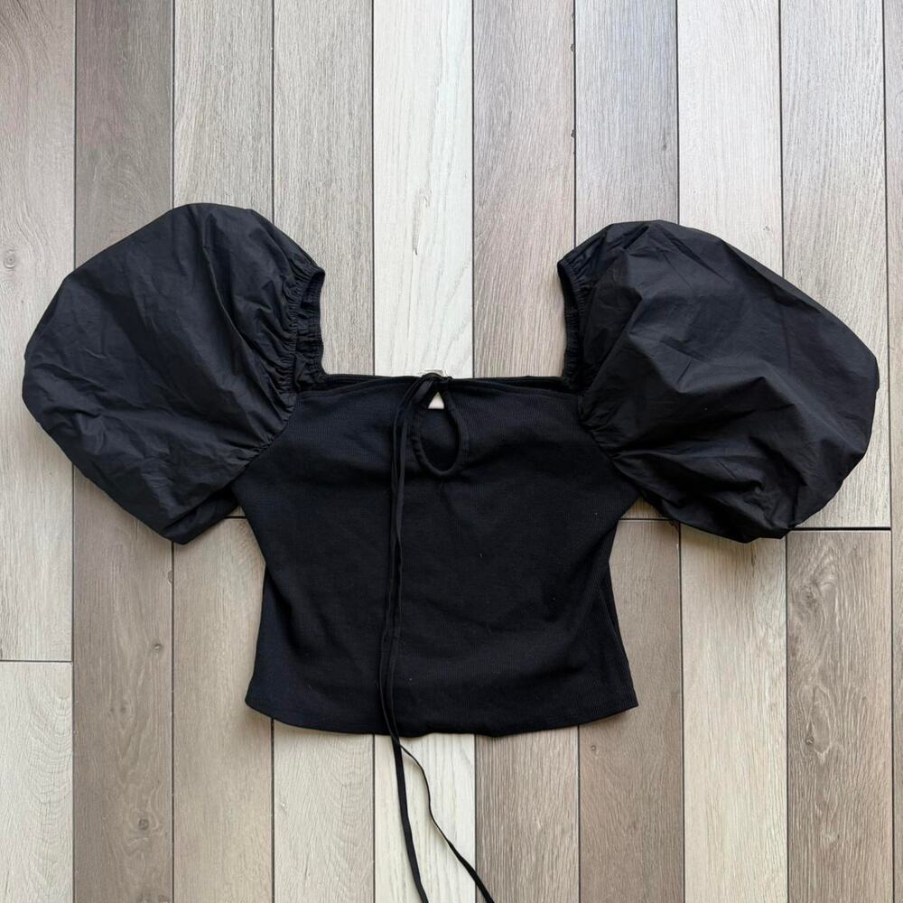 Dolan for anthropologie black blouse